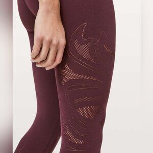 Lululemon Reveal Tight *En Avante 26"Dark Adobe